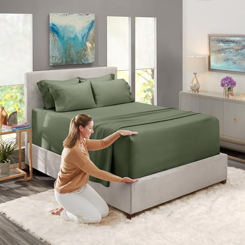 Hearth & Harbor Extra Deep Pocket Sheet Sets, Luxury Soft 6 Piece Bed