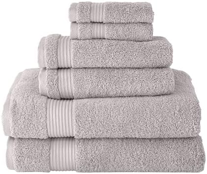 Classic Turkish Towels CTT - Luxury 6 Piece Towel Set, 100% Turkish