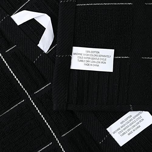 Glynniss Kitchen Towels and Dishcloths Set, Absorbent Dish Towels and