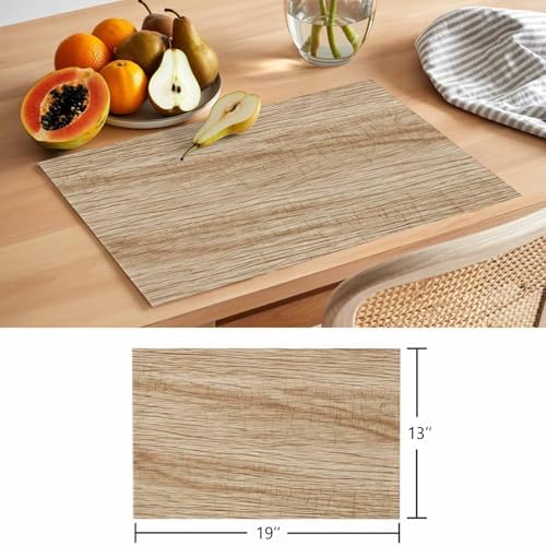 Placemats Set of 8, Country Farmhouse Woven Placemat, Linen Place Mats