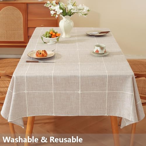 TruDelve Rectangular Tablecloth 52x70 Table Cloths Rectangle Table