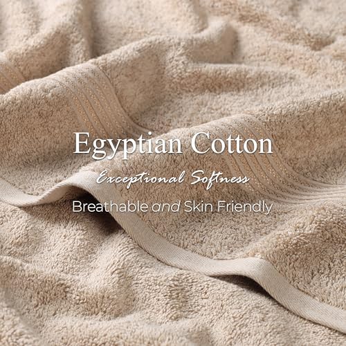SUPERIOR Heritage Egyptian Cotton 3 Piece Towel Set, Assorted