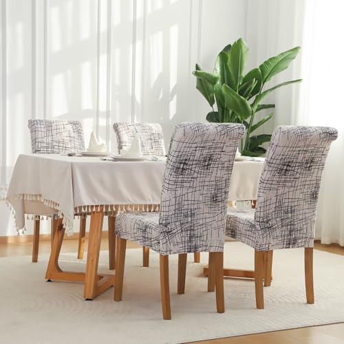FORCHEER Dining Room Chair Covers for Dining Room Set of 4,Stretch