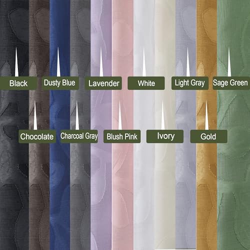 OVZME White Sheer Curtains 108 inches Long 2 Panels for Living Room