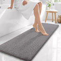 OLANLY Microfiber Bathroom Runner Rugs 59x20, Soft Bath Mat, Light