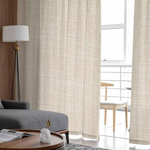 Sheer Curtains 108 Inches Long 2 Panels Set for Living Room, Vintage