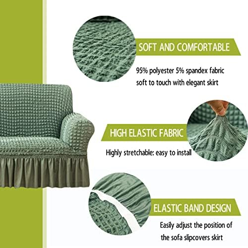 Qubjus Stretch Sofa Slipcover Sofa Covers Washable Couch Sofa Bed