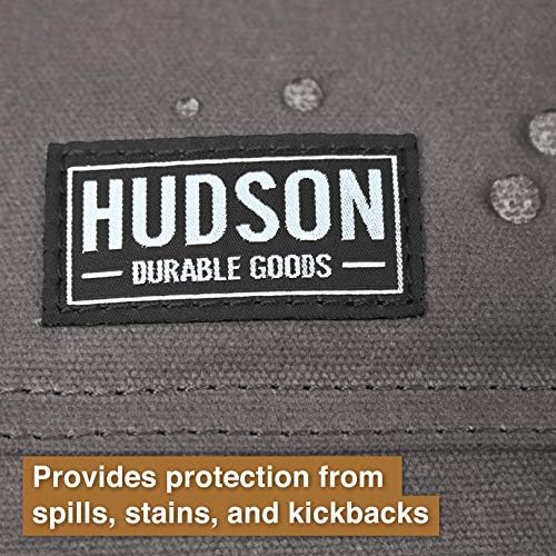 Hudson Durable Goods Woodworking Edition Waxed Canvas Tool Apron for