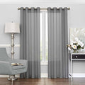 ECLIPSE Sheer Bedroom-Liberty 52" x 63" Light Filtering Grommet Top