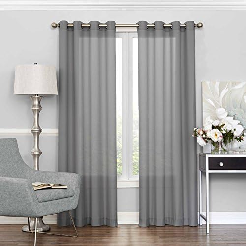 ECLIPSE Sheer Bedroom-Liberty 52" x 63" Light Filtering Grommet Top