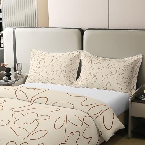 Erosebridal Boho Duvet Cover Set Abstract Striped 100% Cotton