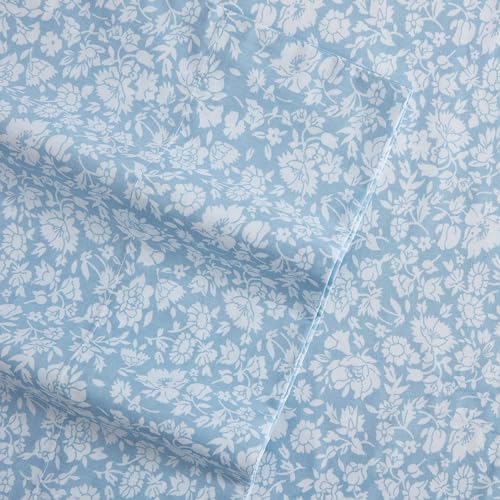 Laura Ashley - Twin Size Sheet Set with Fitted Sheet & Pillowcase
