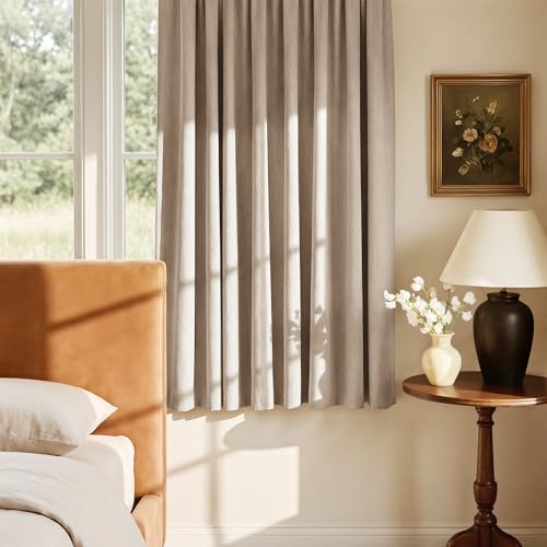 NICETOWN Scratch-Proof 100% Blackout Curtains for Tenant/Nightshift