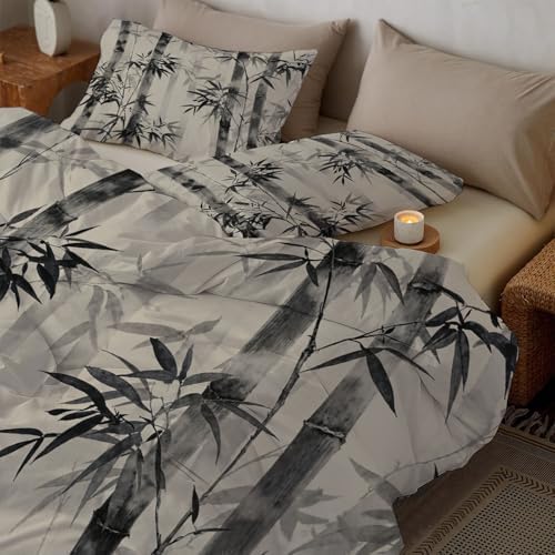 Duvet Cover Queen size with 2 Pillow Shams - 100% Microfiber Abstract