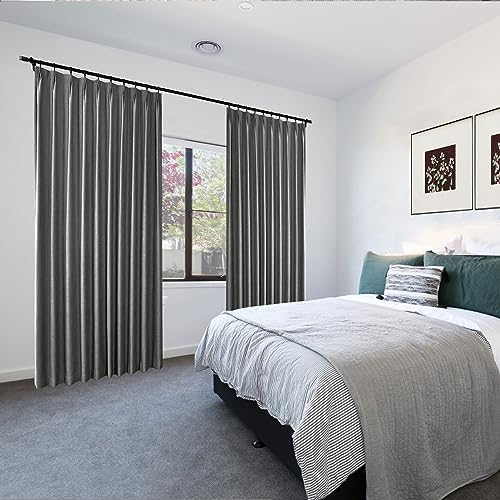Frelement 52" W x 84" L Pinch Pleat Blackout Drape with Blackout