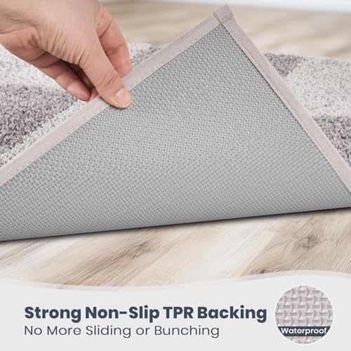 PURRUGS Bathroom Rug Non-Slip Machine Washable 24" x 60", Super
