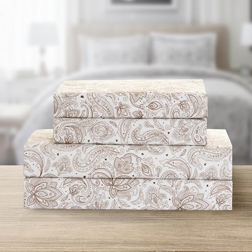 Elegant Comfort Luxury 3-Piece Reversible Duvet Cover Set - 1500