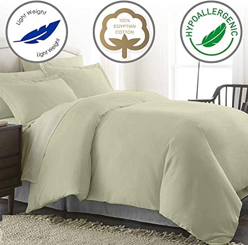 Kamas Solid Duvet Cover & Sets 1 Piece Twin/Twin XL Ivory Duvet Cover