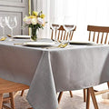 maxmill Jacquard Tablecloth Swirl Design Spillproof Wrinkle Free Heavy
