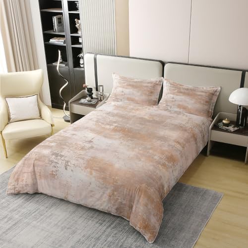 Erosebridal 100% Cotton Watercolor Tie Dye Queen Duvet Cover,Ombre