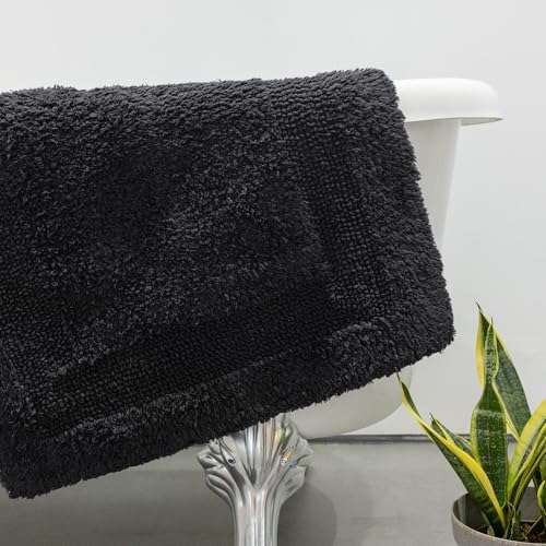 Barossa Design 22x60 XL Long Reversible Runner Rug Charcoal