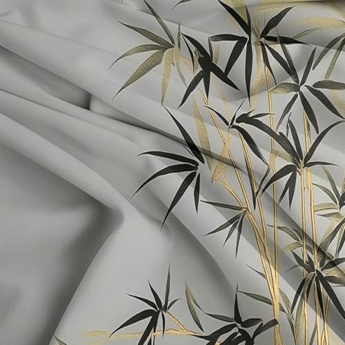 King Duvet Cover Set Minimalist Plant Bamboo Soft Microfiber