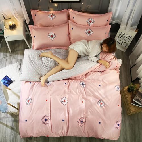 Soft Cotton Bedding Duvet Cover Set Floral Pattern Bedding Sheet Set
