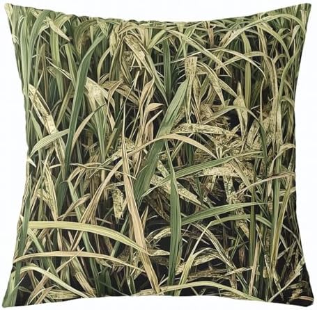 Feelyou Tree Camo Cushion Case 22 x 22-Inch Botanical Throw Pillow