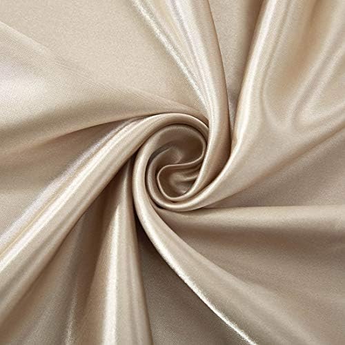 Fitted Sheet Queen Taupe - Soft Silky Satin Bed Sheet - Wrinkle Free