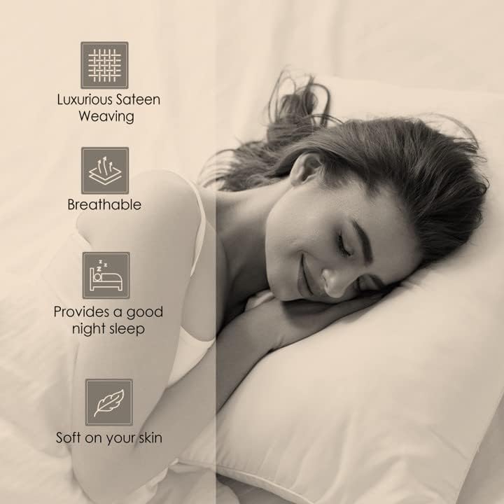 Split King Sheets Sets for Adjustable Bed, Soft 1000-Thread-Count 100%