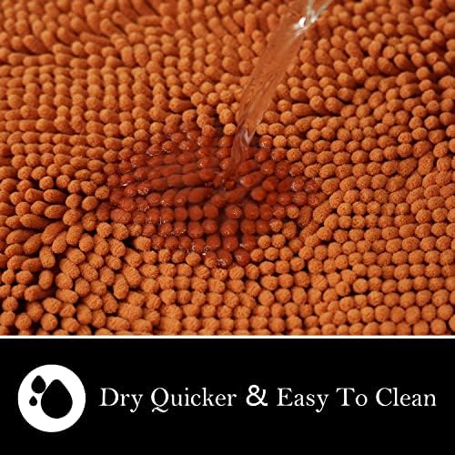 Bathroom Rugs Chenille Bath mat 3 Piece Set, Super Absorbent, Strong