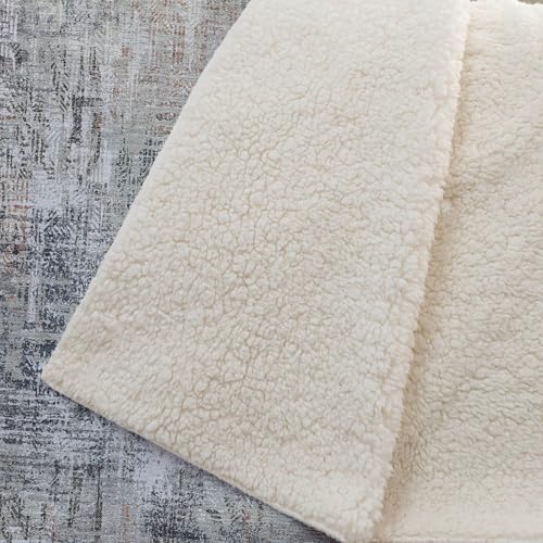 Addison Rugs ASB725 Taupe 50" x 70" Oversized Sherpa Throw Blanket