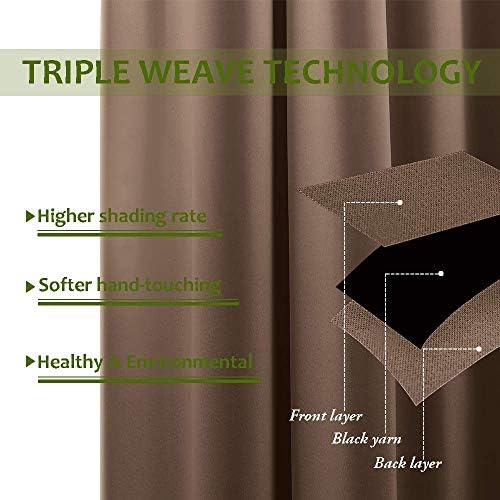 Double Pinch Pleated Polyester Blackout Curtains Perfect Size Options