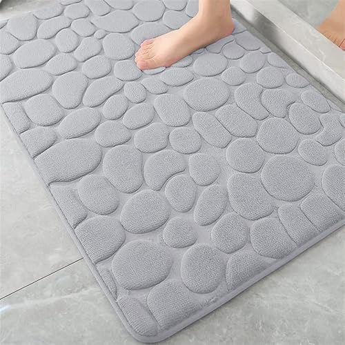 Memory Foam Bath Mat Set 3 Pieces Non Slip Absorbent Bathroom Rugs