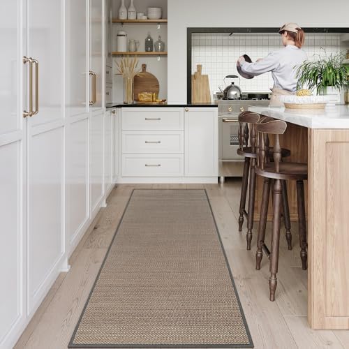 Lahome Farmhouse Kitchen Runner Rug, 2x6 Entryway Rugs Washable Non