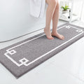 HOMEIDEAS Bathroom Runner Rugs, Soft and Water Absorbent Long Bath