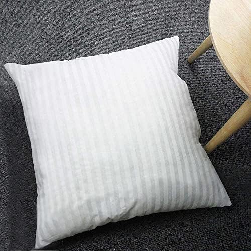 EvZ Set of 2 Overstuffed Pillow Inserts 18x18 - Premium Soft Square