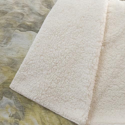 Addison Rugs ASB641 Taupe 50" x 70" Oversized Sherpa Throw Blanket