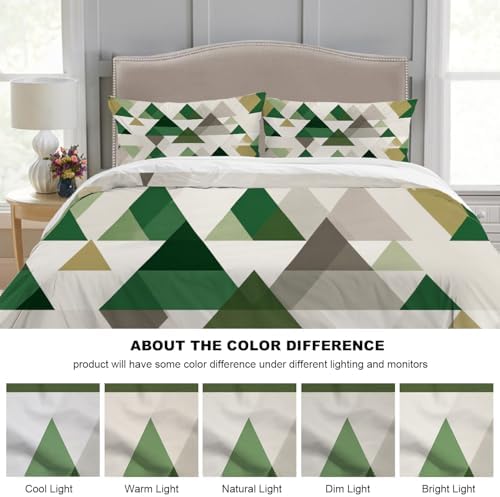 Batmerry Geometric Abstract King Size 100% Cotton Duvet Cover Sets