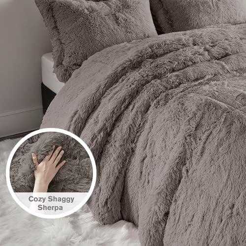 Intelligent Design Malea Duvet Cover Set, Full/Queen, 3 Piece, Grey