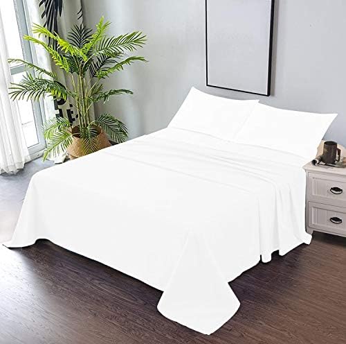Kamas 1PC Oversize Flat/Top Sheet 100% Egyptian Cotton Fabric 1000 TC