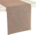 Mebakuk Linen Farmhouse Table Runner Large Burlap Style Soft and