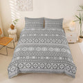 Feelyou Boho Duvet Cover Full Size Bohemian Aztec Comforter Cover for