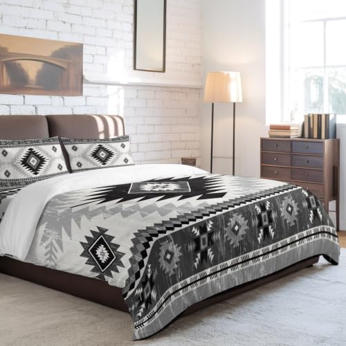 Bohemian Full Duvet Cover Set - 4 Pcs Comforter Cover Bedding Sets