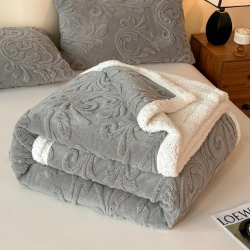 Fleece Throw Blankets, Lightweight Warm Soft Cozy Bed Blanket