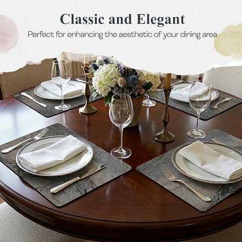 Pimpernel – Midnight Slate – Placemats – Midnight Slate, Set of 4