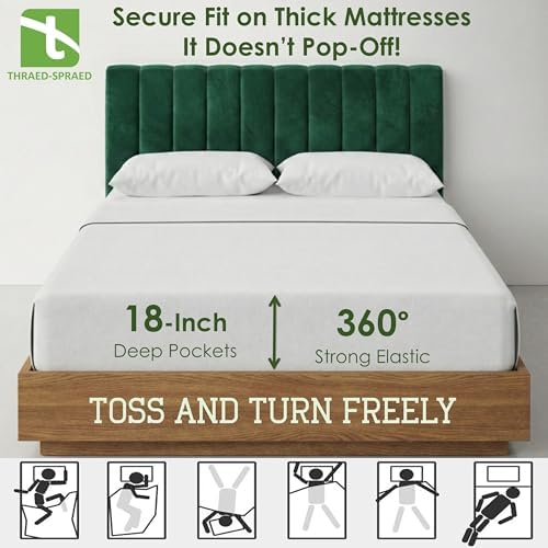 (6-Piece) California King [72”x84”] Percale Sheets Set