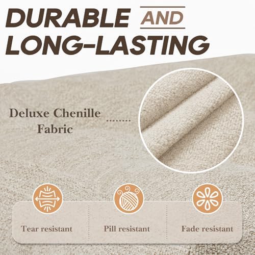 Basic Beyond Chair Cushions for Dining Chairs, Non-Slip Chair Pads