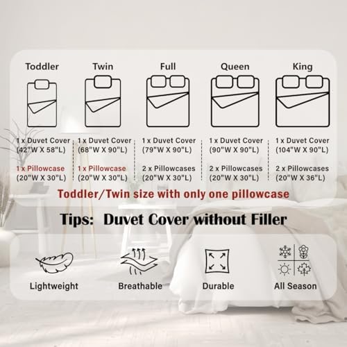 Castle Fairy Neutral Muted Shade 3 Pcs Boys Girls Duvet Cover Set King