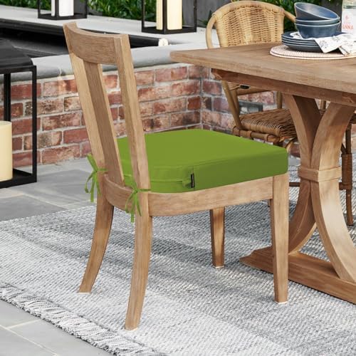 idee-home Outdoor Chair Cushions Set of 4, 17 x 17 Outdoor Seat